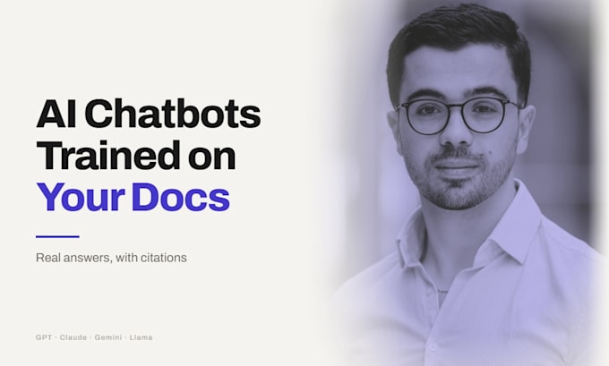 build an ai chatbot trained on your business documents