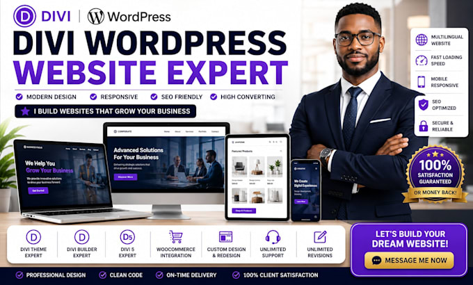 be divi expert for divi wordpress website divi theme divi builder divi 5 pro