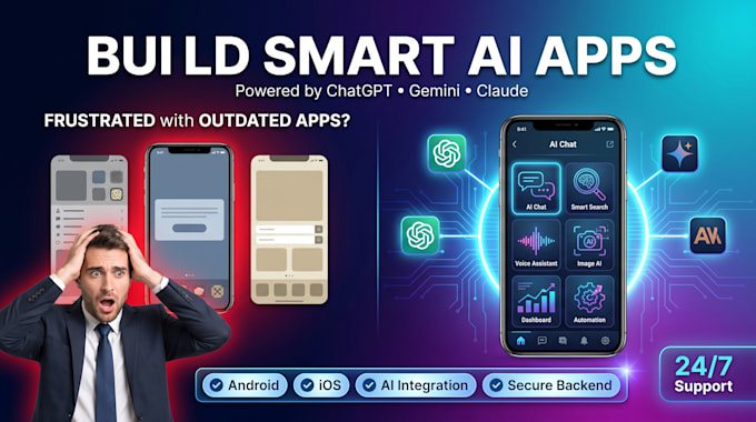develop your ai mobile app with chatgpt or claude integration