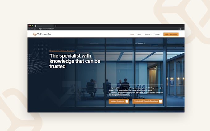 design a coaching or consultant website with wordpress elementor