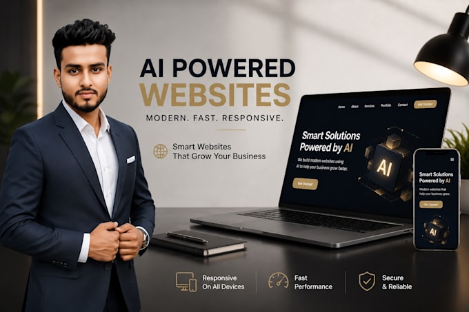 build a modern ai powered website