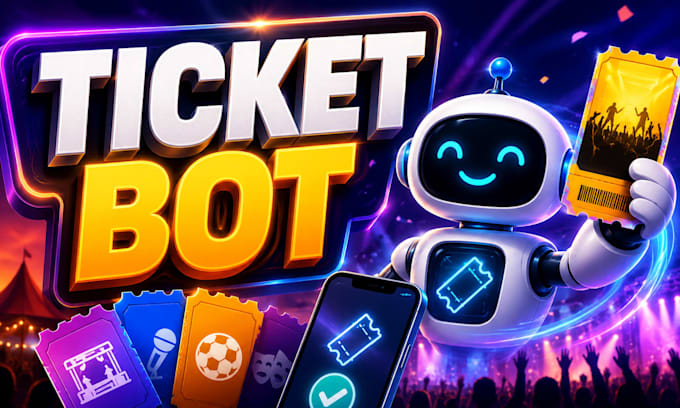 develop twicket bot, twicket, booking bot, reservation bot, queue it