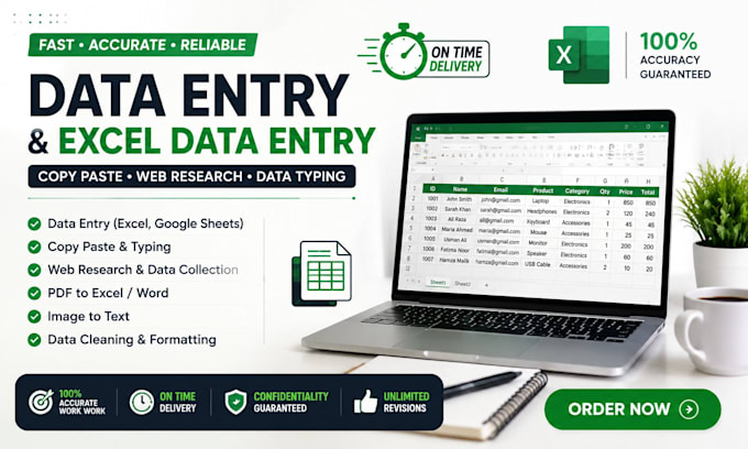 do accurate data entry, excel data entry, copy paste