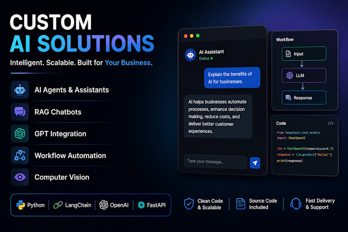 build ai agents, rag chatbots, and llm applications