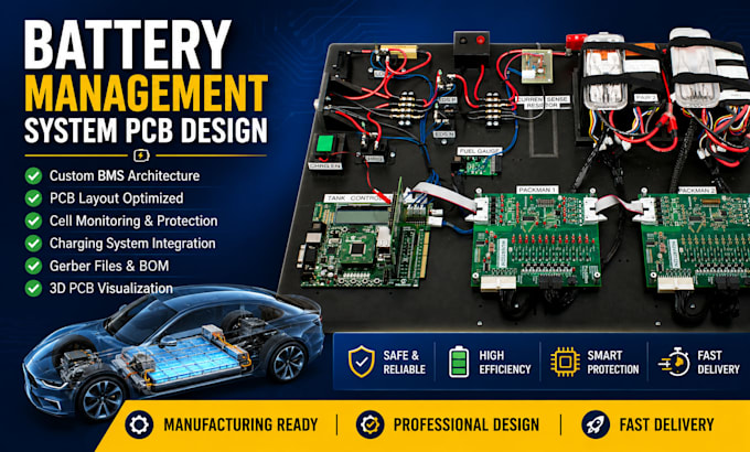 create battery management system pcb for your product