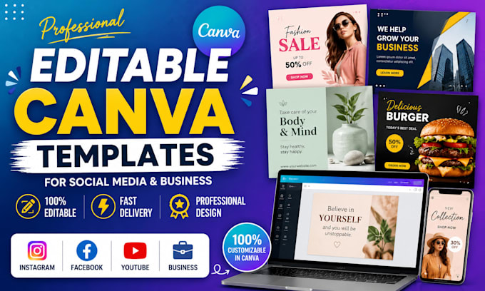 create editable canva templates