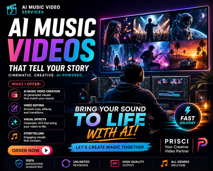 create a professional ai music video with realistic lip sync