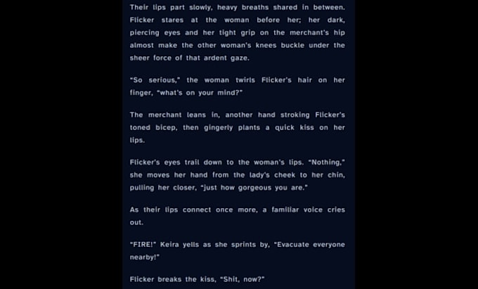 write a story for you