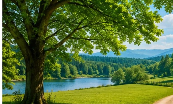 creat stunning ai nature landscape backgrounds