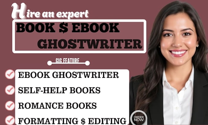 ebook writer ghostwriter, writer, book editor, ghost book writer