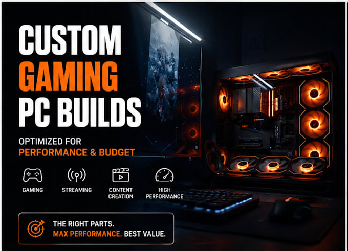 design a custom gaming PC build based on your budget and needs