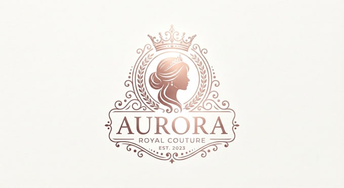 design an elegant princess logo for your brand