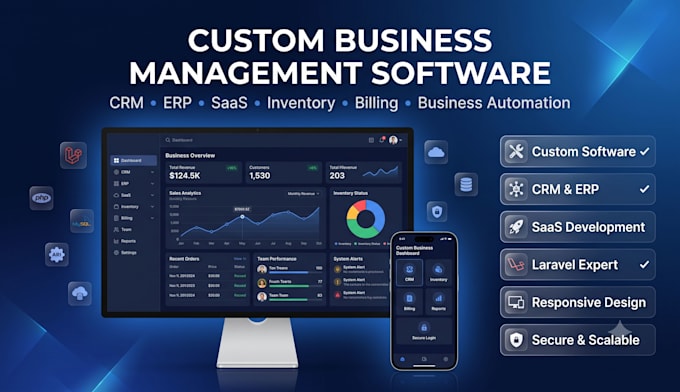 develop custom business management software for your business