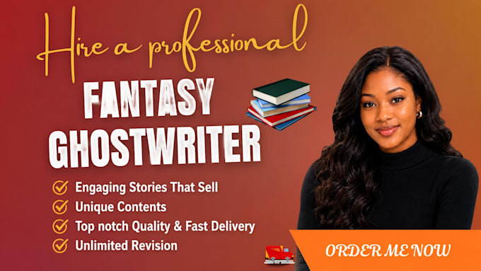 ghostwrite your epic, urban, dark and historical fantasy