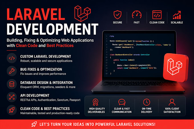 fix your laravel application or website