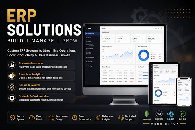 develop a custom erp software solution for your business