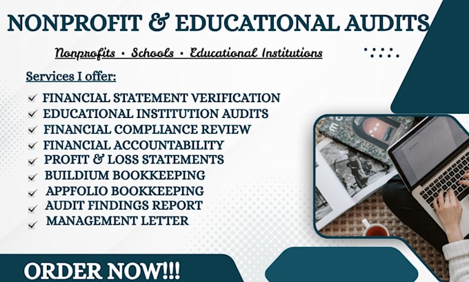 perform nonprofit, school and educational financial audits