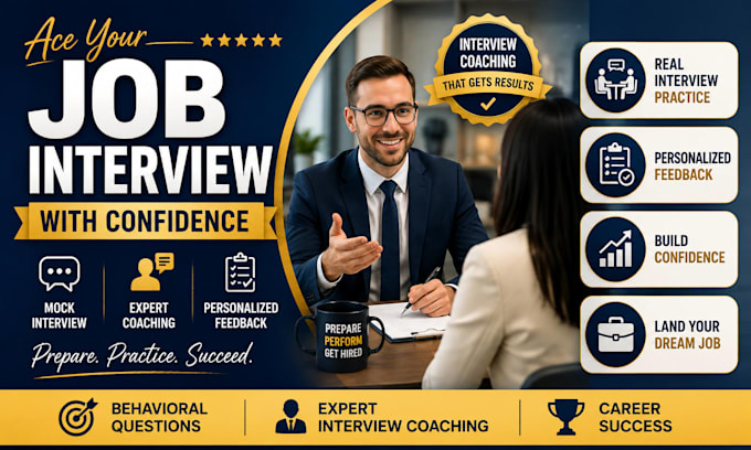 conduct a mock job interview and provide expert interview coaching