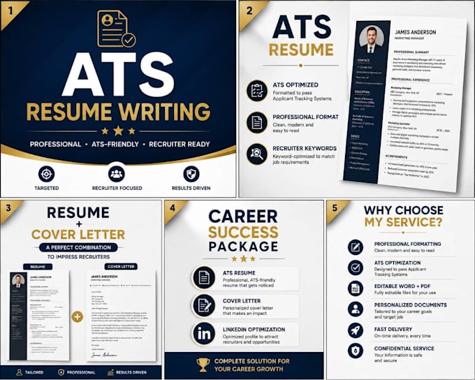 write an ats resume and optimize your linkedin profile