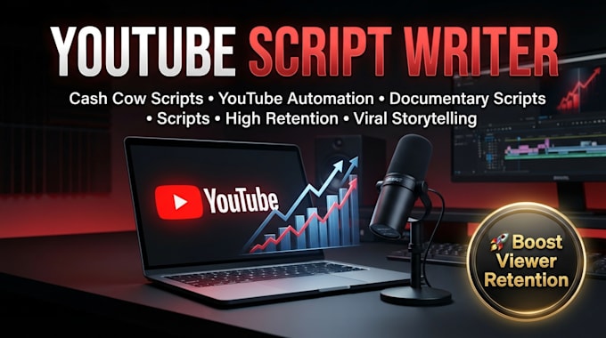 write cash cow, youtube automation, faceless video, viral and documentary script