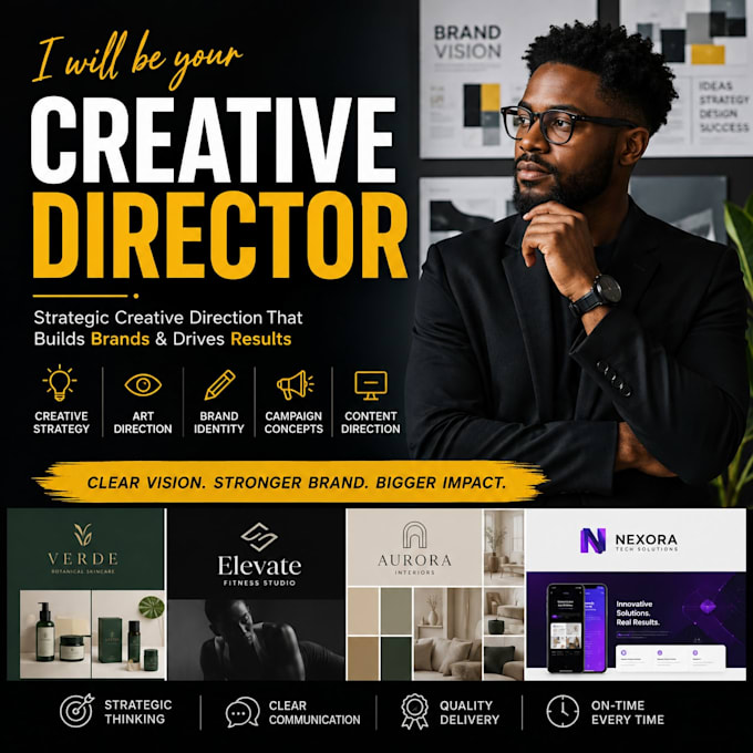 be your creative director for branding, content