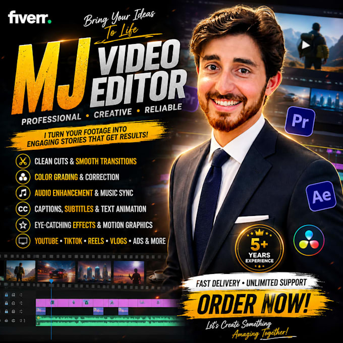 do professional video editing
