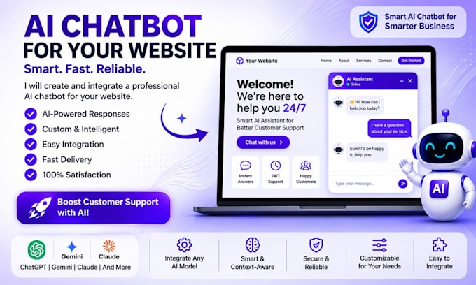 create custom website chatbot
