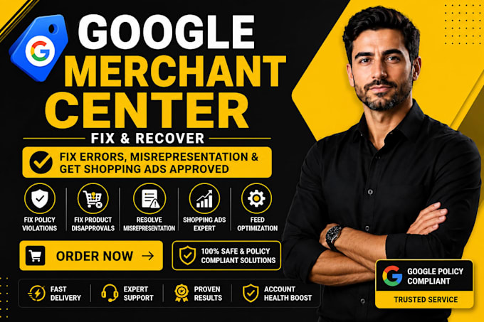 fix google merchant center misrepresentation ans shopping ads suspension issues
