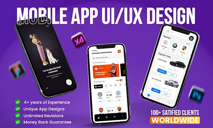 design modern and user friendly mobile apps