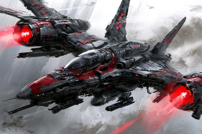 make sci fi spaceship models