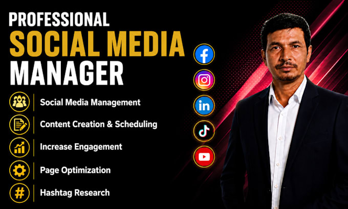 be your social media manager and content creator