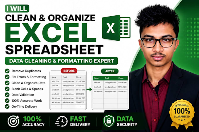 be your excel data cleaning and spreadsheet cleanup expert