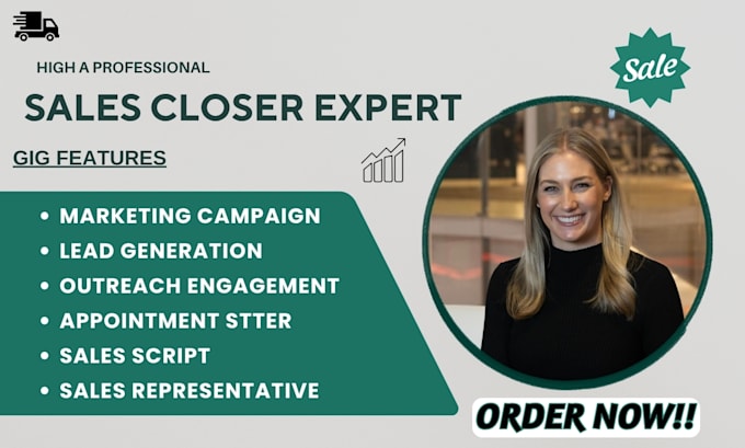 commission based sales closer sdr salesperson b2b sales rep appointment setter