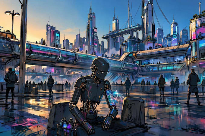 do sci fi illustration and sci fi illustration art