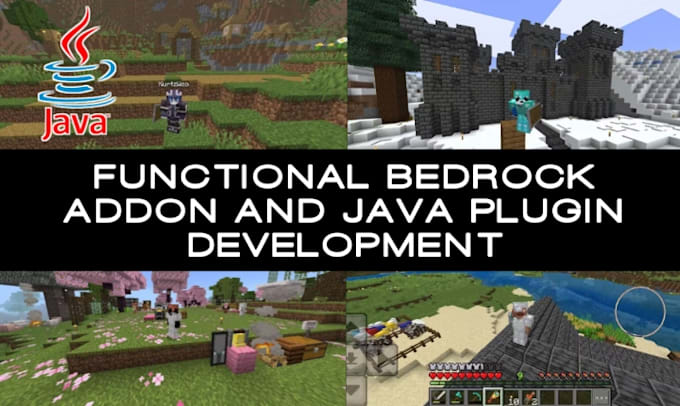 create high quality bedrock addon, mod or plugin for your java or bedrock server