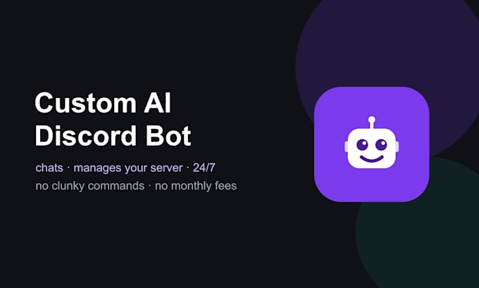 build a custom ai discord bot that runs and manages your server