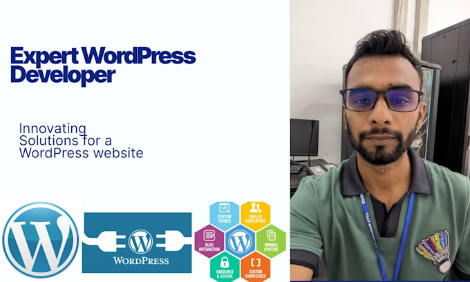 be your wordpress developer for website development wordpress help fix issue