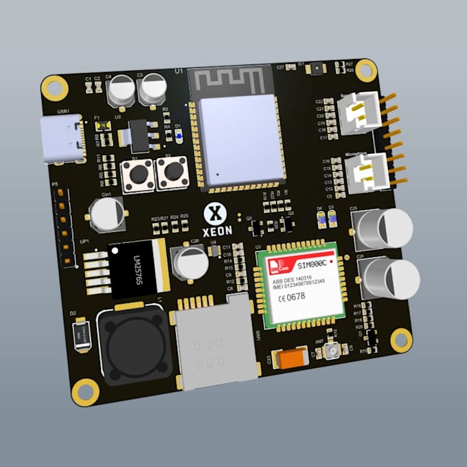 create complete esp32 wifi bluetooth iot pcb design full file package