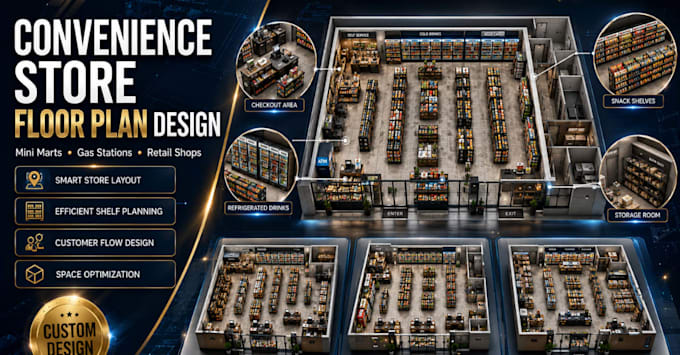 design convenience store floor plans for retail shops