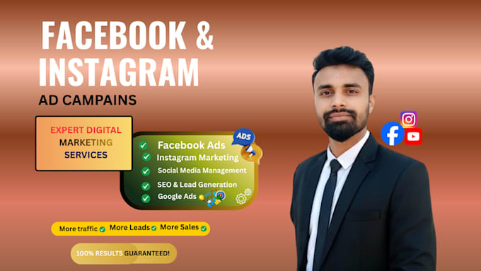 create and manage facebook and instagram ads for sales