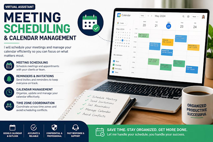 schedule meetings and manage your calendar