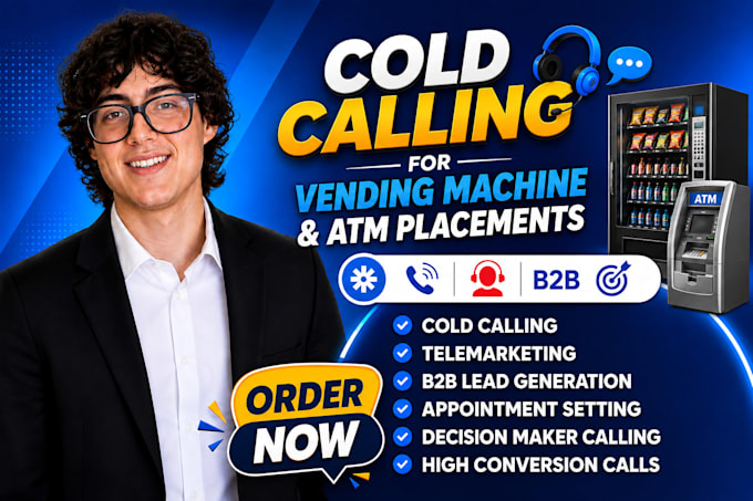 cold calling vending machine, vending machine locator, vending machine cold call
