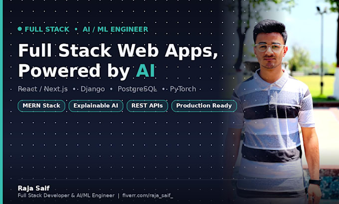 build ai web applications, ai chatbots, and create full stack websites