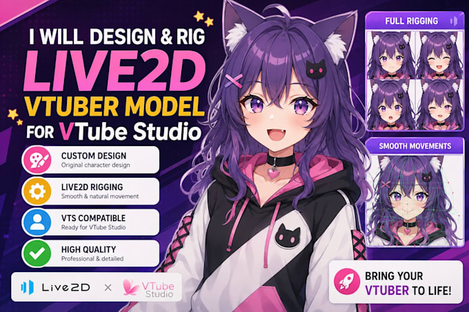 design and rigging your live2d vtuber model for vtube studio