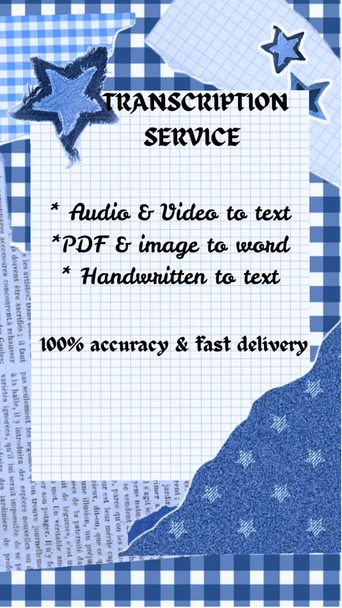 do accurate audio video transcription and image to text