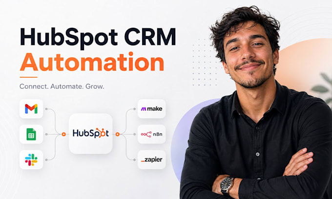 automate hubspot crm workflows with n8n, zapier make