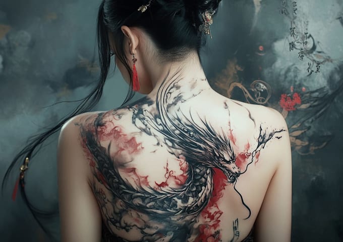 design a professional japanese tattoo design