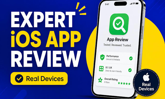 do expert ios app review test mobile applications ui ux feedback and bug reports