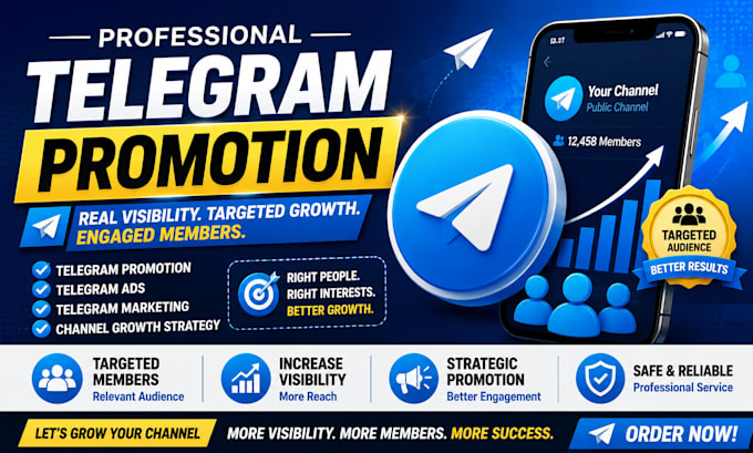 promote your telegram channel with targeted marketing