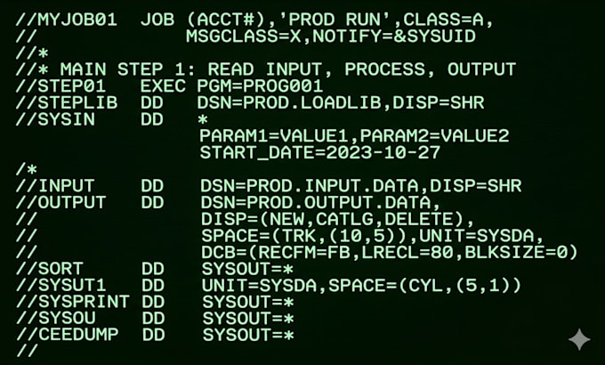do mainframe development task in all languages